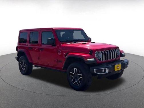 Firecracker Red Clearcoat 2025 Jeep Wrangler Sahara