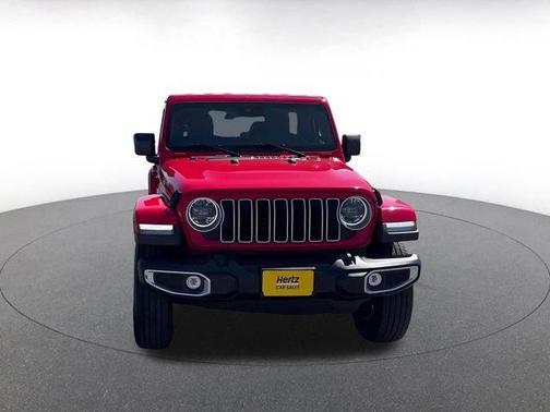 Firecracker Red Clearcoat 2025 Jeep Wrangler Sahara