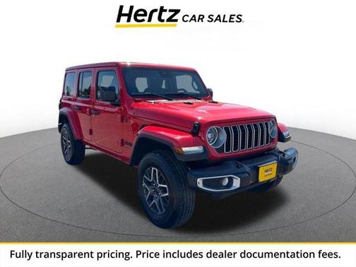 Firecracker Red Clearcoat 2025 Jeep Wrangler Sahara