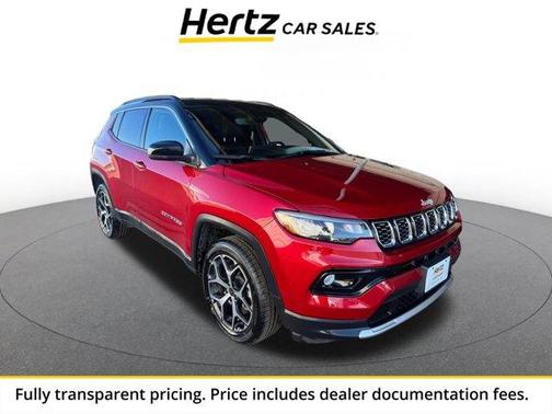 Red 2025 Jeep Compass Limited