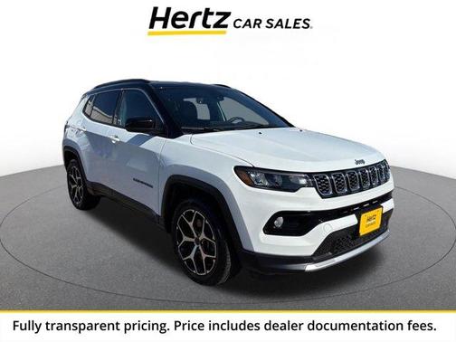 Bright White Clearcoat 2025 Jeep Compass Limited