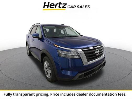 Deep Ocean Blue 2025 Nissan Pathfinder SV
