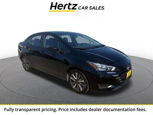 Black 2025 Nissan Versa 1.6 SV