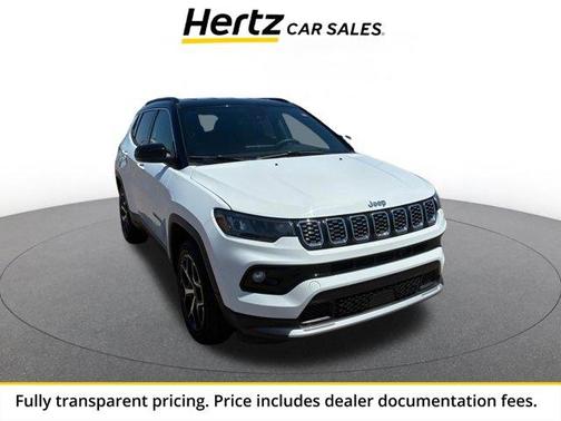 Bright White Clearcoat 2025 Jeep Compass Limited