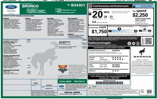 2022 Ford Bronco Outer Banks