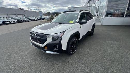 Crystal White Pearl 2026 Subaru Forester Wilderness