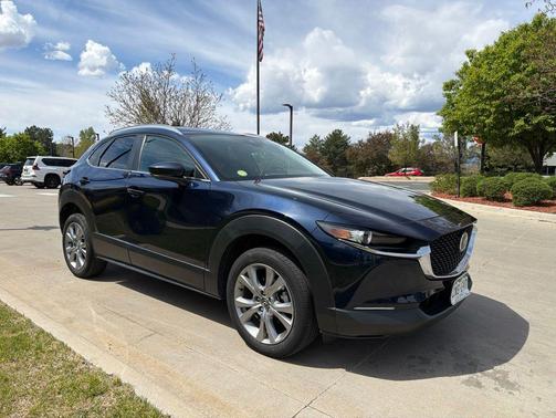 Deep Crystal Blue Mica 2023 Mazda CX-30 2.5 S Select Package