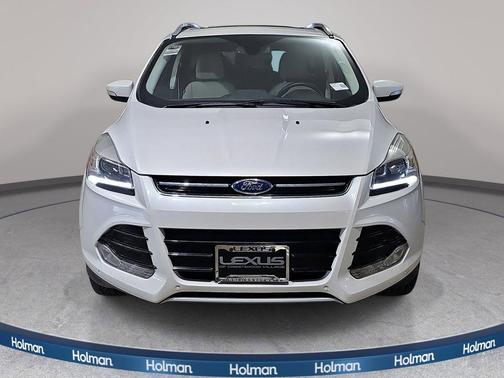 White Platinum Metallic Tri-Coat 2015 Ford Escape Titanium