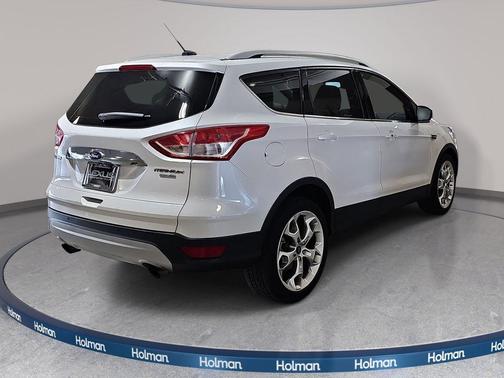 White Platinum Metallic Tri-Coat 2015 Ford Escape Titanium