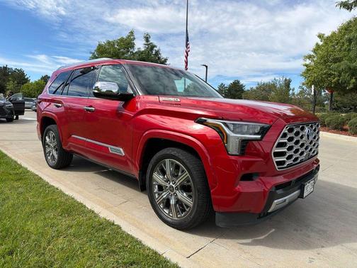 Supersonic Red 2023 Toyota Sequoia Capstone