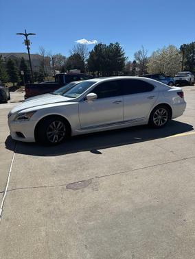 White 2016 Lexus LS 460 Base