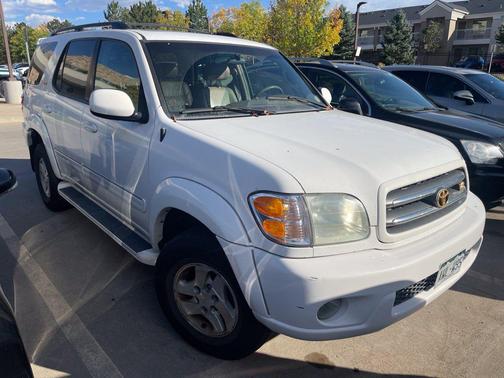 Natural White 2001 Toyota Sequoia Limited