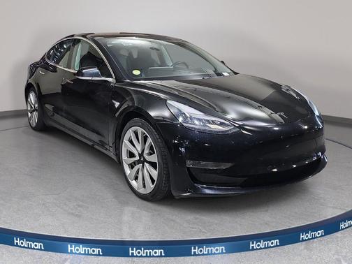 Solid Black 2019 Tesla Model 3 Long Range