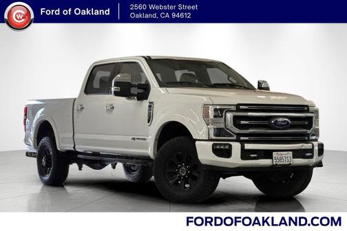 Star White Metallic Tri-Coat 2022 Ford F-250 Platinum