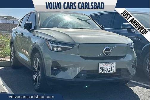 Sage Green 2023 Volvo C40 Recharge Pure Electric Plus