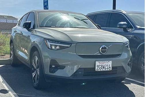 Sage Green 2023 Volvo C40 Recharge Pure Electric Plus