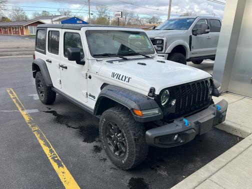 Bright White Clearcoat 2023 Jeep Wrangler 4xe