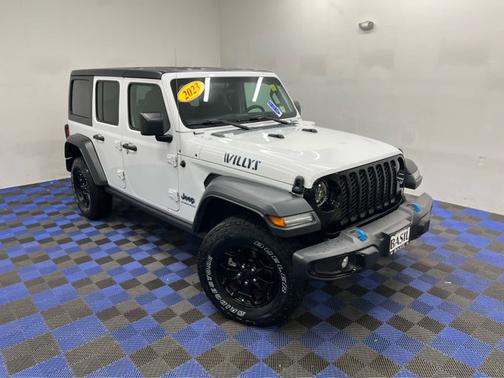 Bright White Clearcoat 2023 Jeep Wrangler 4xe