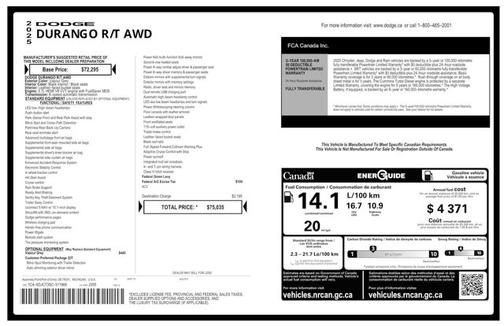 Vapor Gray 2025 Dodge Durango R/T Plus