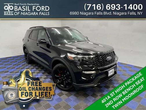 Agate Black Metallic 2022 Ford Explorer ST