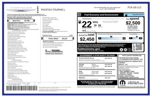 2024 Chrysler Pacifica Touring L