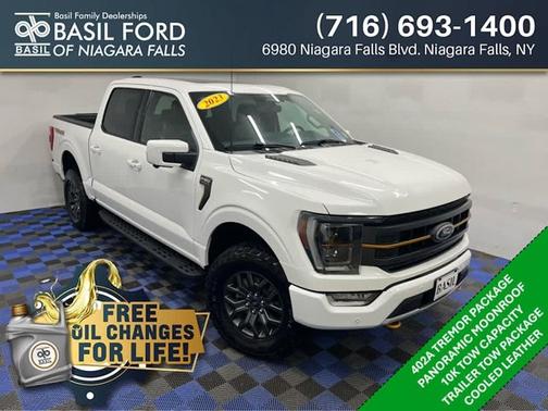 Star White Metallic Tri-Coat 2023 Ford F-150 Tremor