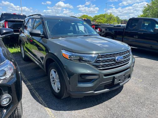 Forged Green Metallic 2023 Ford Explorer XLT