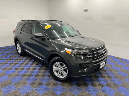 Forged Green Metallic 2023 Ford Explorer XLT