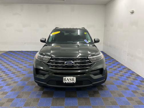 Forged Green Metallic 2023 Ford Explorer XLT
