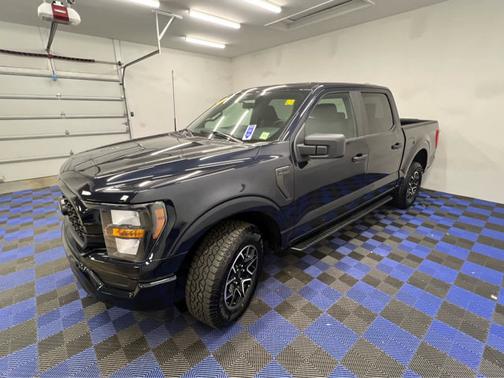 Antimatter Blue Metallic 2023 Ford F-150 XL 4WD SuperCrew 5.5 Box