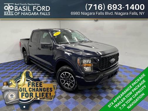 Antimatter Blue Metallic 2023 Ford F-150 XL 4WD SuperCrew 5.5 Box