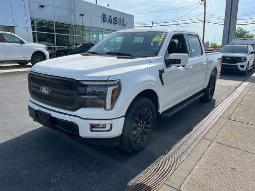Star White Metallic Tri-Coat 2024 Ford F-150 LARIAT