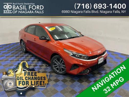Fire Orange 2023 Kia Forte GT-Line