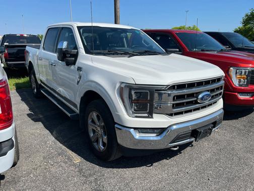 Star White Metallic Tri-Coat 2023 Ford F-150 LARIAT