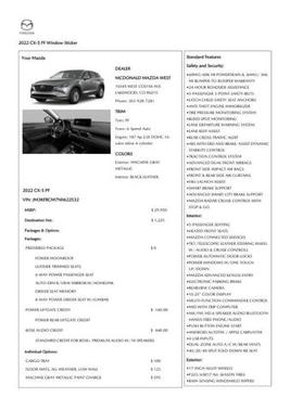 Machine Gray Metallic 2022 Mazda CX-5 2.5 S Preferred Package