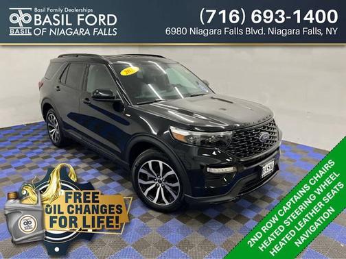 Agate Black Metallic 2023 Ford Explorer ST-Line