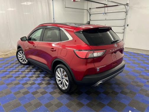 Rapid Red Metallic Tinted Clearcoat 2021 Ford Escape Titanium Hybrid