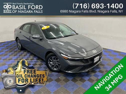 Ecotronic Gray 2024 Hyundai ELANTRA SEL