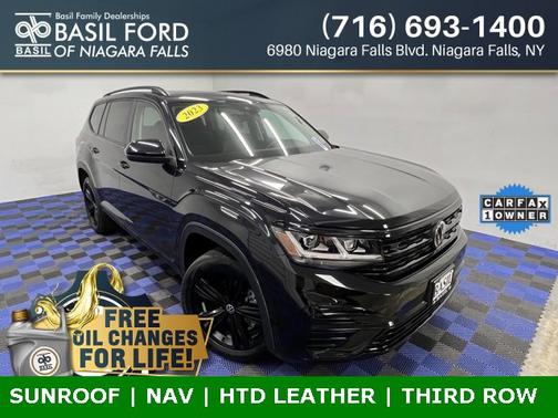 2023 Volkswagen Atlas 3.6L V6 SEL R-Line Black