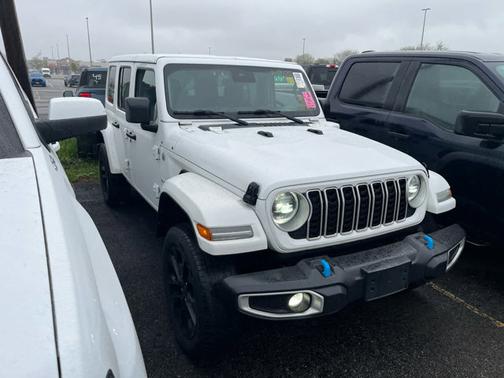 Bright White Clearcoat 2024 Jeep Wrangler 4xe Sahara