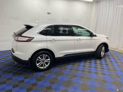 White Platinum Metallic Tri-Coat 2015 Ford Edge SEL