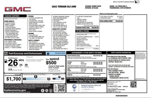 2023 GMC Terrain SLE