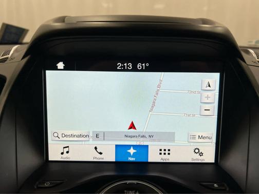 White Gold Metallic 2017 Ford Escape Titanium