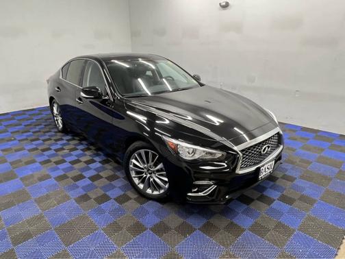 Black Obsidian 2023 INFINITI Q50 LUXE