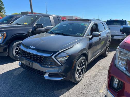 Gravity Gray 2023 Kia Sportage Hybrid EX