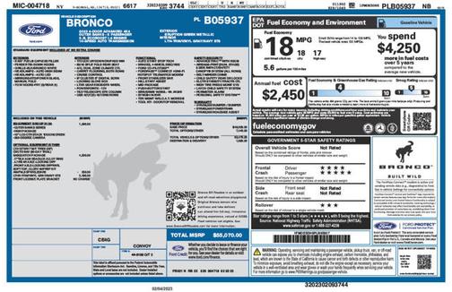 Eruption Green Metallic 2023 Ford Bronco Outer Banks
