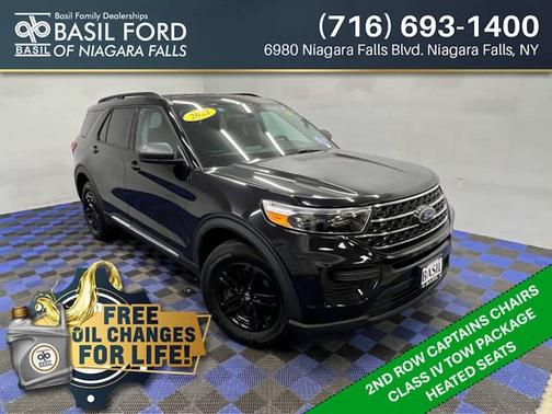 Agate Black 2022 Ford Explorer XLT