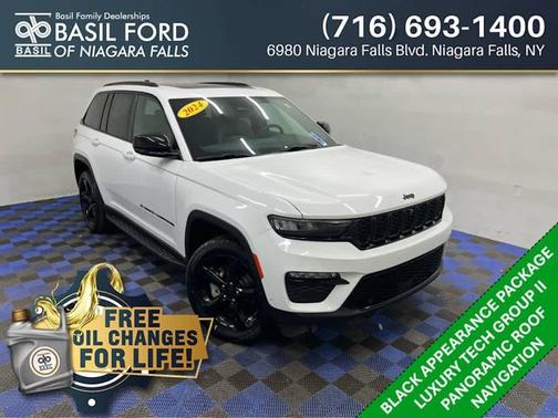 Bright White Clearcoat 2024 Jeep Grand Cherokee Limited