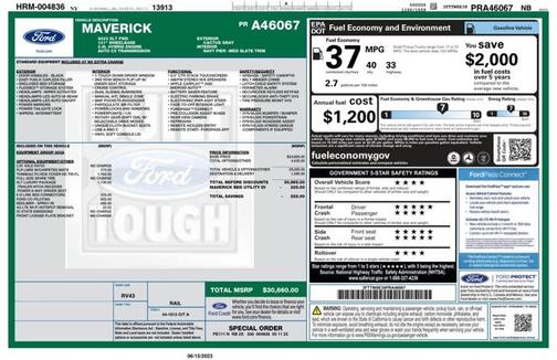 Cactus Gray 2023 Ford Maverick XLT FWD SuperCrew
