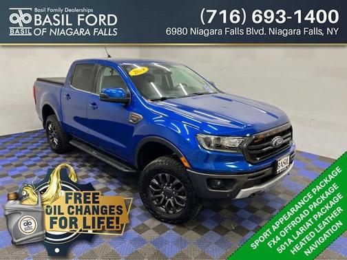 Lightning Blue Metallic 2019 Ford Ranger LARIAT